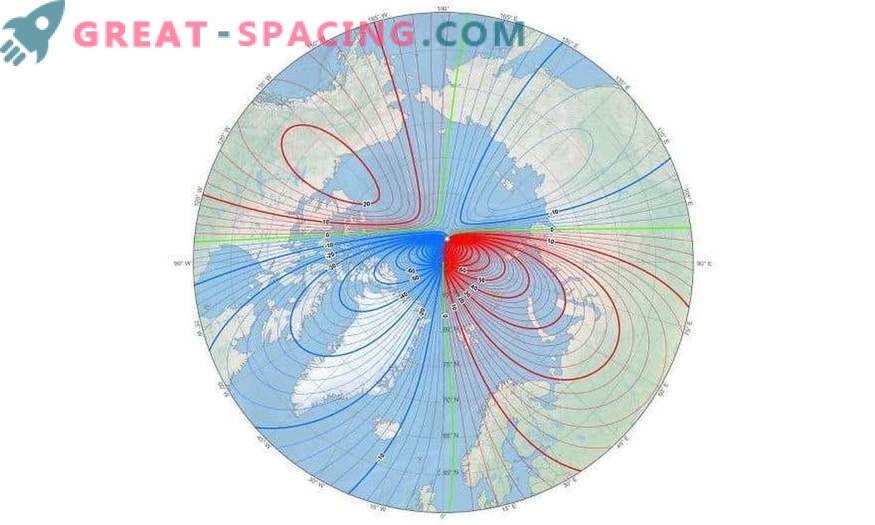 Gli scienziati hanno dovuto aggiornare urgentemente la mappa del campo geomagnetico mondiale