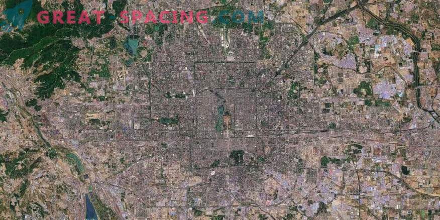 Pechino nella mappa satellitare Sentinel-2