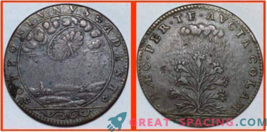 Il modello su un'antica moneta francese del XVII secolo ricorda una nave aliena. Opinione ufologov
